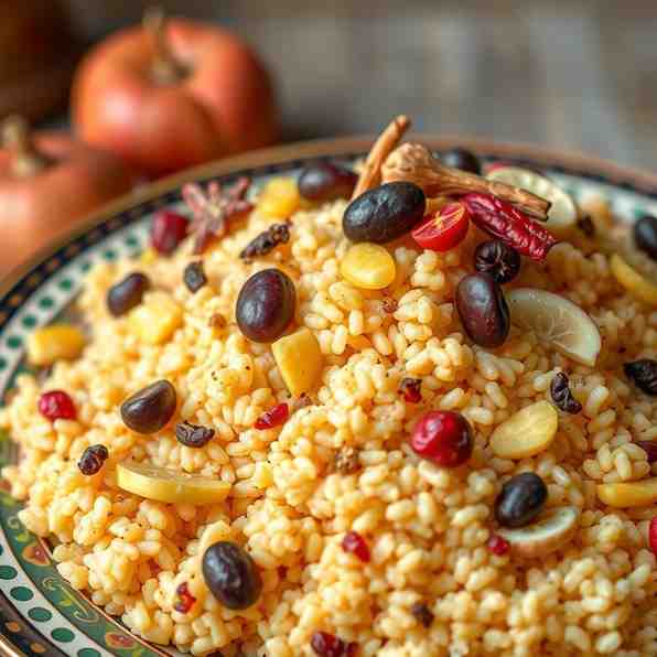 Fluffy Algerian Mesfouf - Sweet Couscous